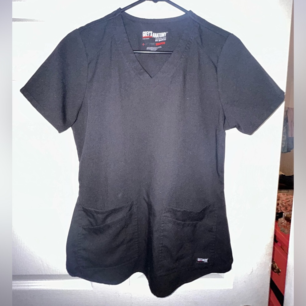 Greys Anatomy by BARCO scrub top Spandex Stretch